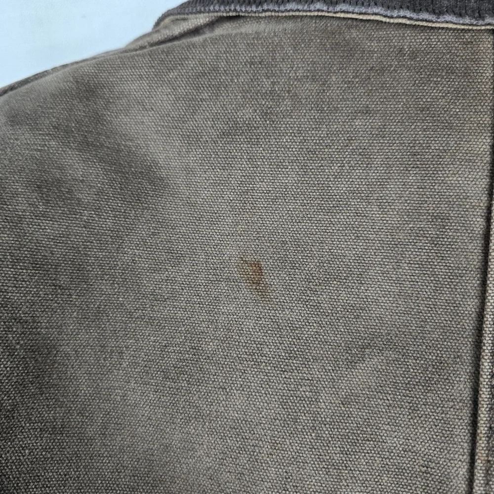 Carhartt Vintage Mens Large C02CHT Brown Chestnut Blanked Lined Chore Jacket - Picture 7 of 11